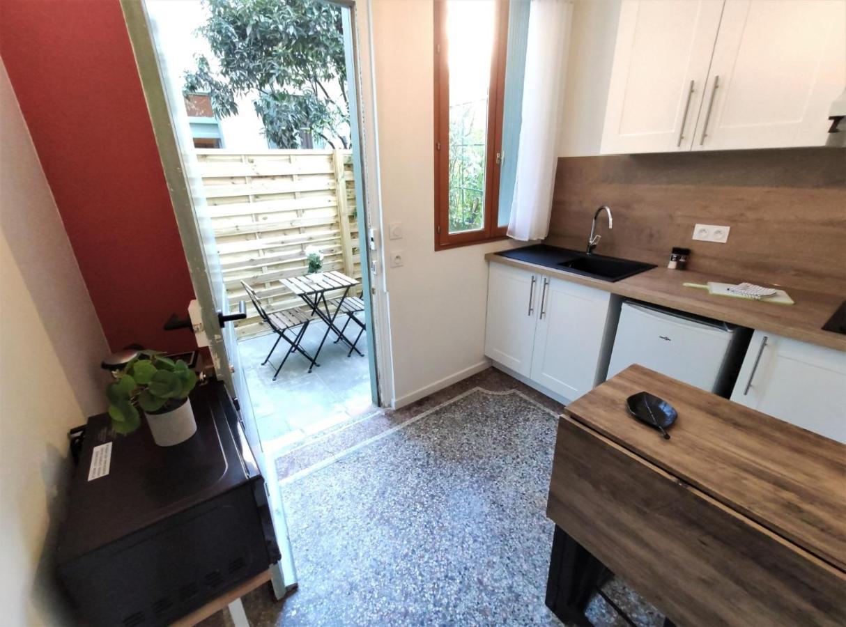 טולוז Le Clos De Borios - Entre Gare Et Hypercentre - Terrasse מראה חיצוני תמונה